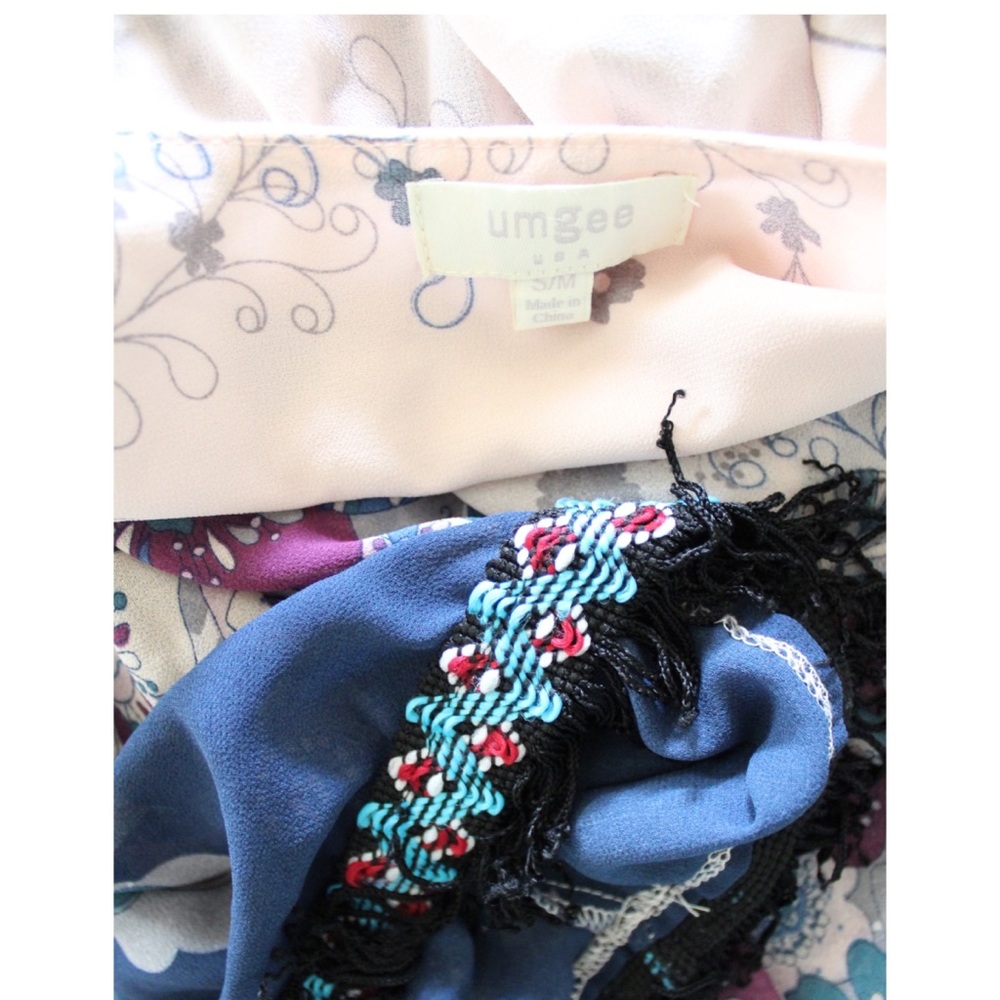 Umgee Gypsy Bohemian Boho Open Front Aztec Beadin… - image 7